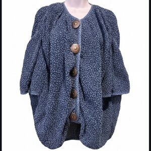 Double D Ranch Popcorn Short Sleeve Jean Jacket Sz L